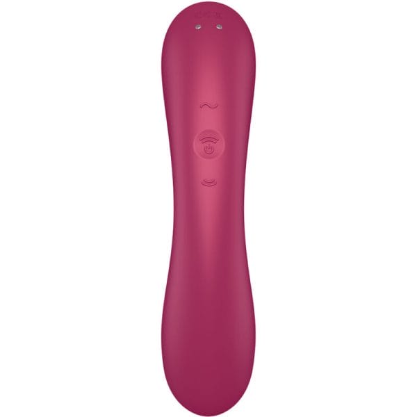 SATISFYER - CURVE TRINITY 1 AIR PULSE VIBRATION RED 6